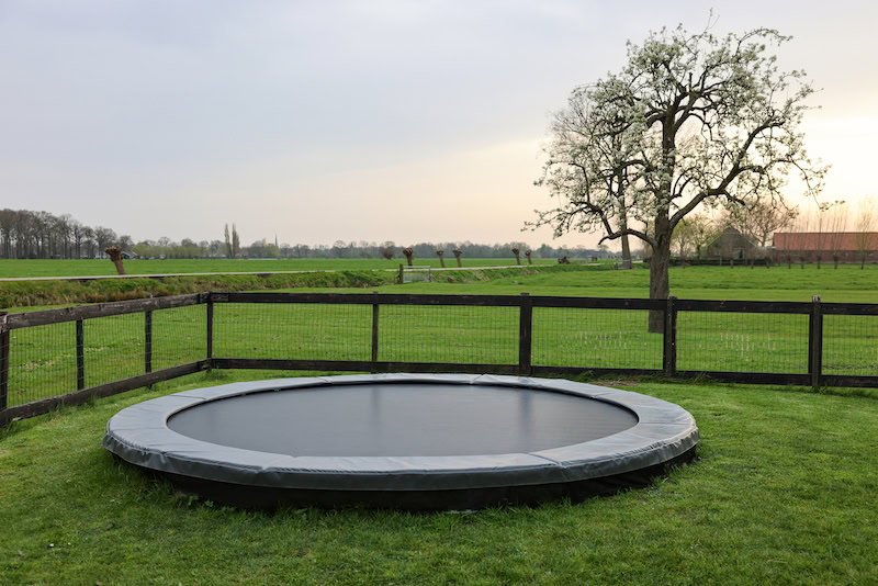 In-Ground Trampolines installation