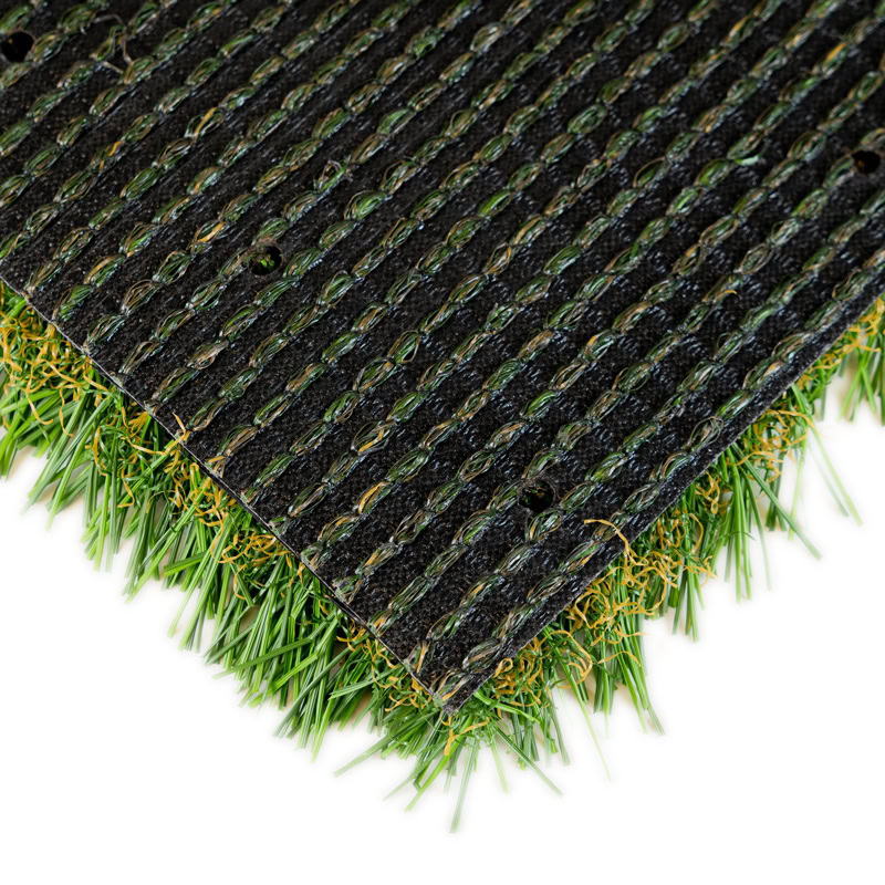 Close-up of synthetic turf for luxury lawns and putting greens in Arizona.