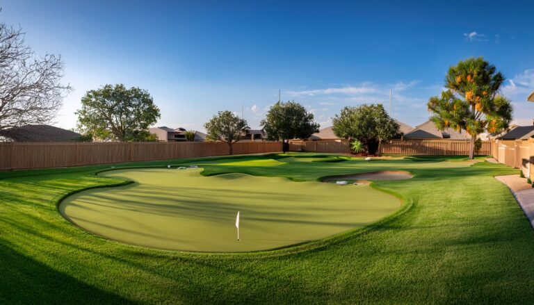 Artificial Grass Putting Green Design in Arizona: Layout Ideas, Hole Counts, and Custom Features for Backyard Courses