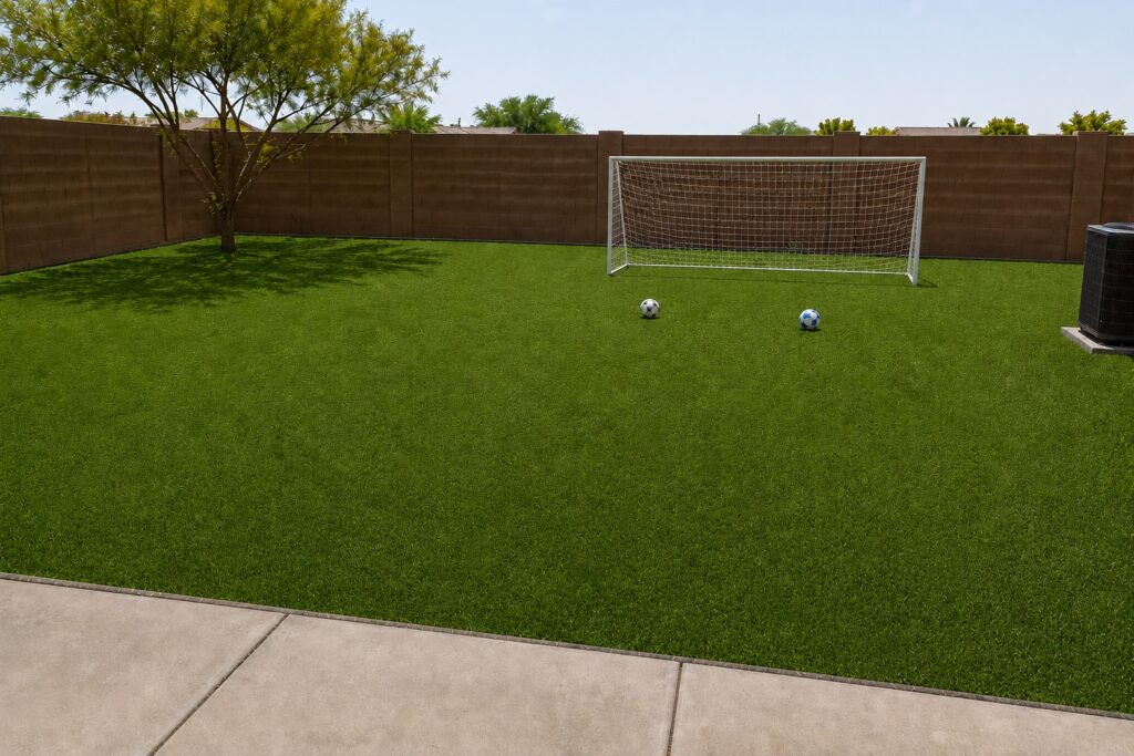After: Arizona Luxury Lawns turf installation