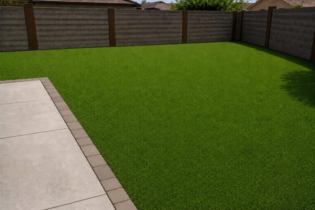 After: Arizona Luxury Lawns turf installation