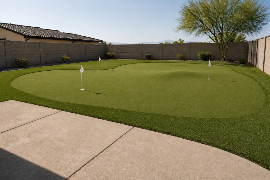 After: Arizona Luxury Lawns turf installation