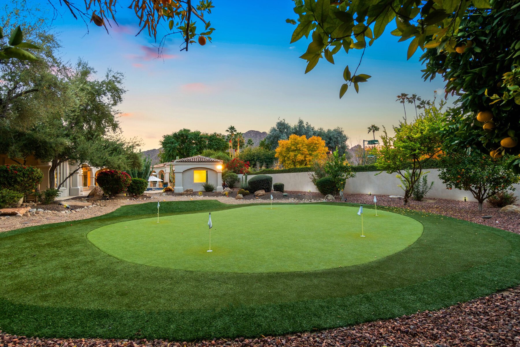 Creating a Custom Putting Green for Two Golfers With Different Skill Levels